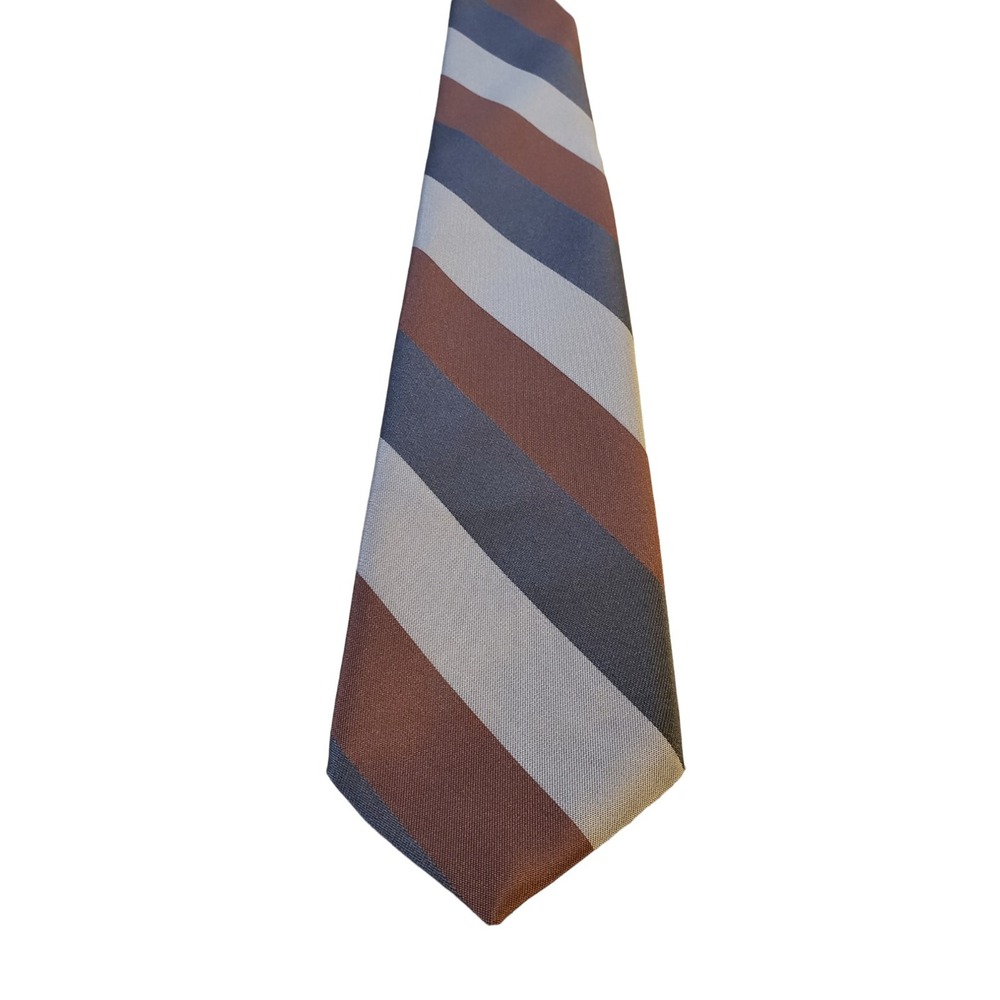 Vintage Legacy by Forsyth for‎ Zellers Mens Necktie Blue Striped Made in Canada